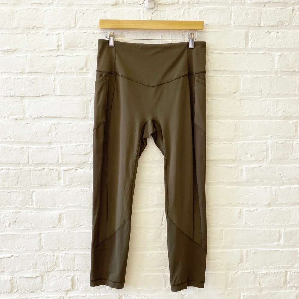 Lululemon || All The Right Places Crop 23” Sage Green 10‎